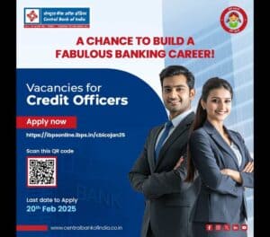 Central Bank of India Credit Officer Recruitment 2025 