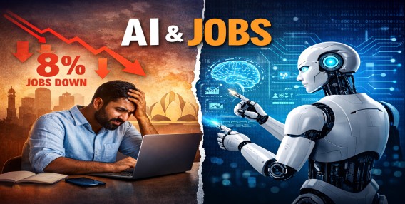 Tech hiring in India fell 8% in April due to AI